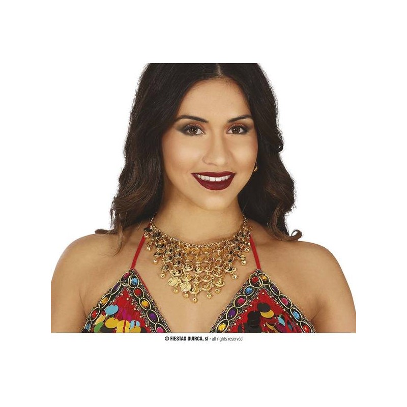 COLLANA CON MEDAGLIE ORO