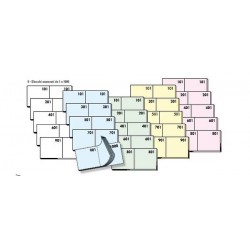 BLOCCO NUMERATO 1/1000 COD.9 10pz