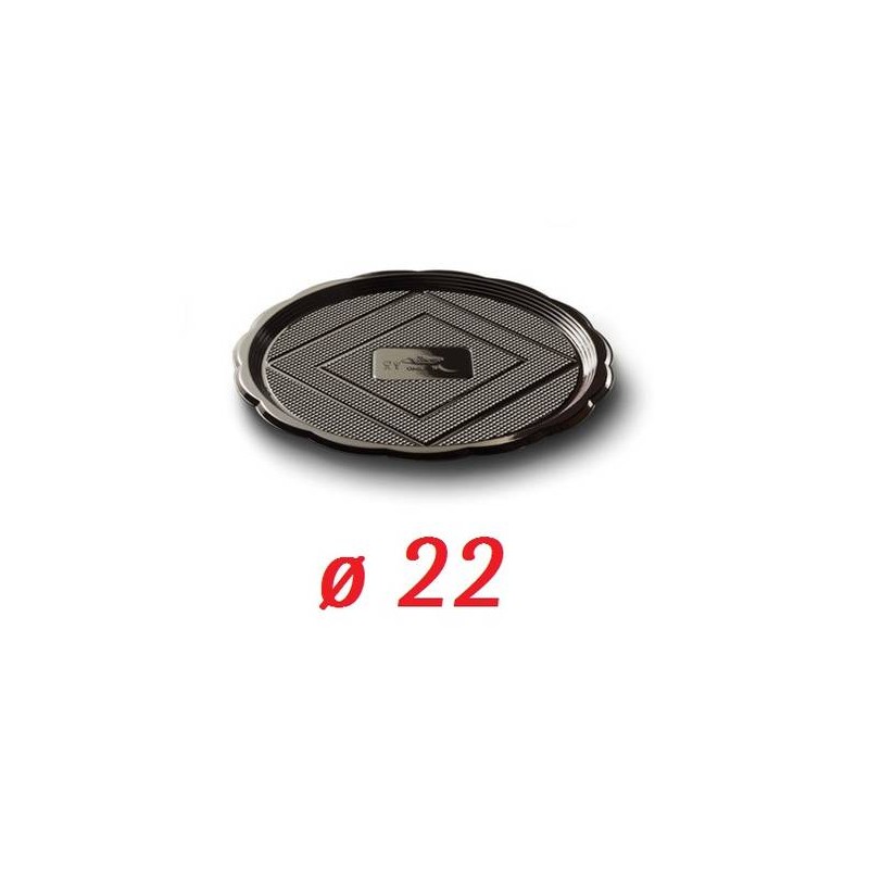 VASSOIO MEDORO N.T. ø22 NERO