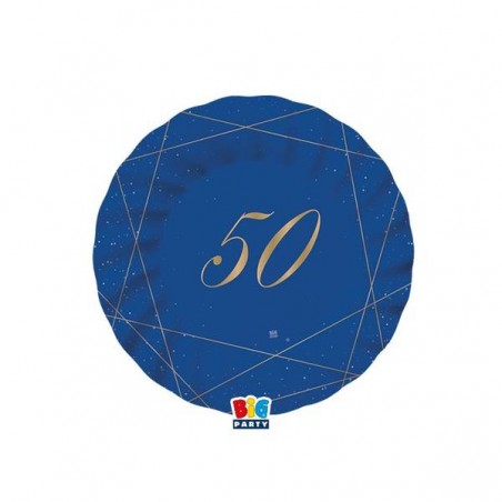 PIATTI ø20cm 50 ANNI BLUE GOLD 8pz