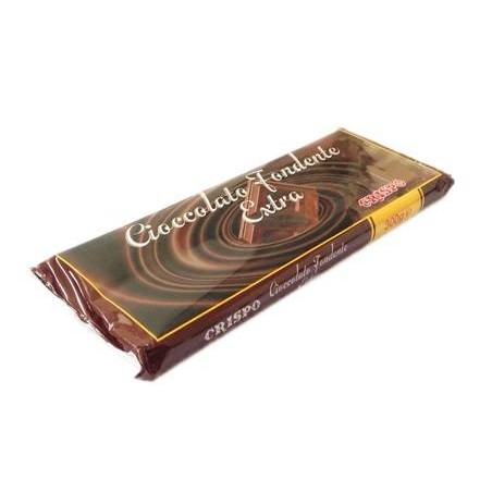 TAVOLETTA CIOCCOLATO FONDENTE CACAO 70% 300gr CRISPO