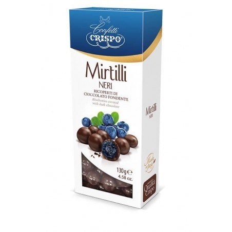 MIRTILLI RICOPERTI DI CIOCCOLATO ASTUCCIO 130gr CRISPO