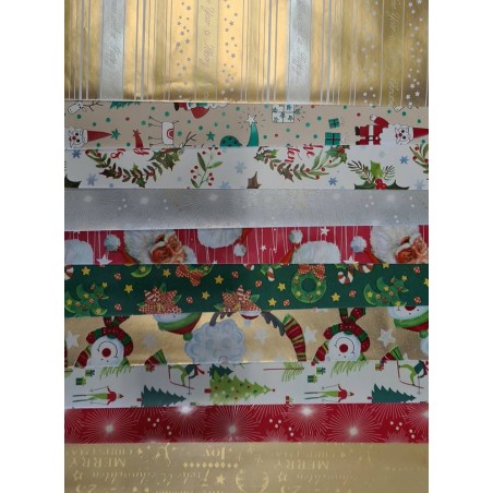 CARTA REGALO NATALIZIA 70x100cm BOX 100fg L90