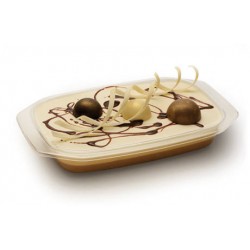 VASCHETTA PRIMAVERA TRASPARENTE 36,5x22,5x5cm PS