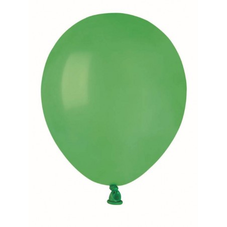 PALLONCINI COLOR 5 12cm VERDE 100pz