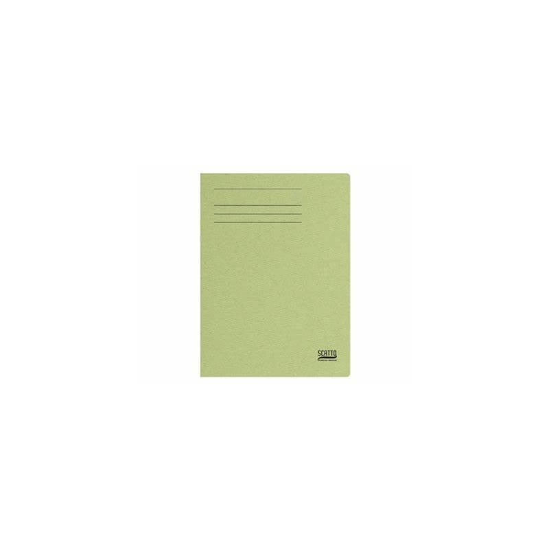 CARTELLINA MANILLA 3 LEMBI 200gr 5pz VERDINO SCATTO