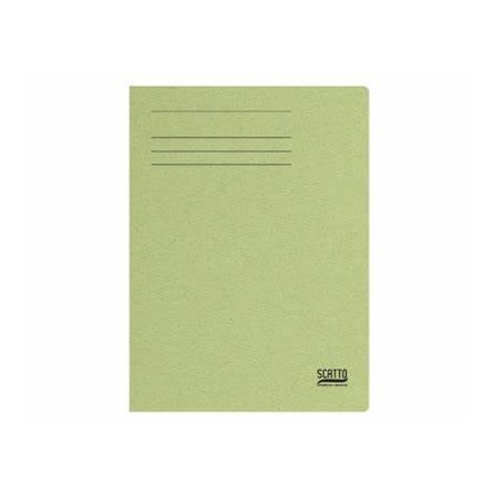 CARTELLINA MANILLA 3 LEMBI 200gr 5pz VERDINO SCATTO