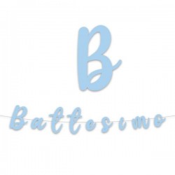 FESTONE ITALIC BATTESIMO CELESTE cm15x3mt