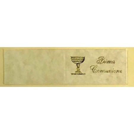 BIGLIETTI BOMBONIERA PRIMA COMUNIONE BEIGE 20pz 202