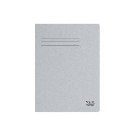 CARTELLINA MANILLA 3 LEMBI 200gr 5pz GRIGIO SCATTO