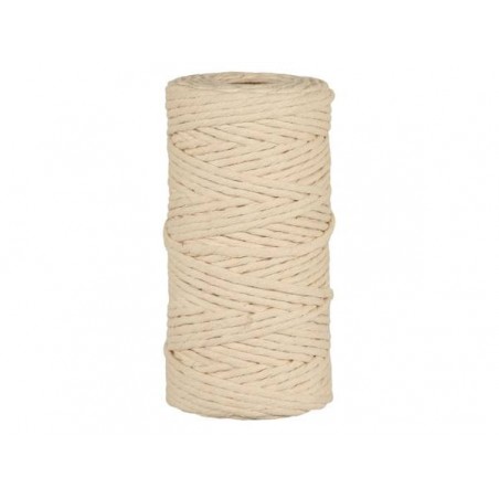 CORDINO COTTON RECYCLED YARN mm5x100mt 300gr NATURAL