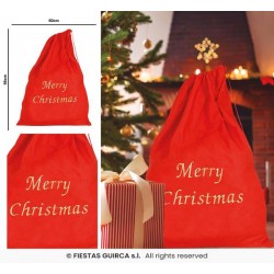 SACCO PER REGALI BABBO NATALE MERRY CHRSITMAS