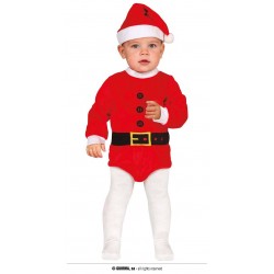 COSTUME BODY BABBO NATALE 12-18 MESI