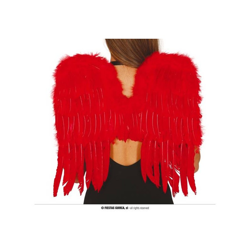 ALI PIUMATE ROSSE 50cm