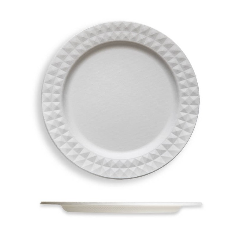PIATTI PIANI DECOR ø23cm POLPA 25pz