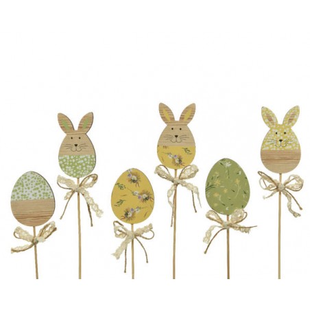 PICKS PASQUALI IN LEGNO ASS.TI H.30cm 1pz