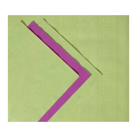 TOVAGLIOLI 40x40cm D.V. VERDE MELA 50pz FATO
