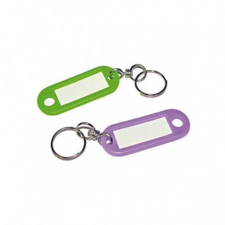 TARGHETTA PORTACHIAVI IN BLISTER 6pz