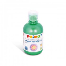 TEMPERA IN BOTTIGLIA 300ml METALLIZZATA VERDE BRILLANTE 610 PRIMO
