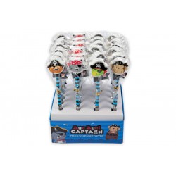 MATITA CON GOMMA PIRATI 1pz