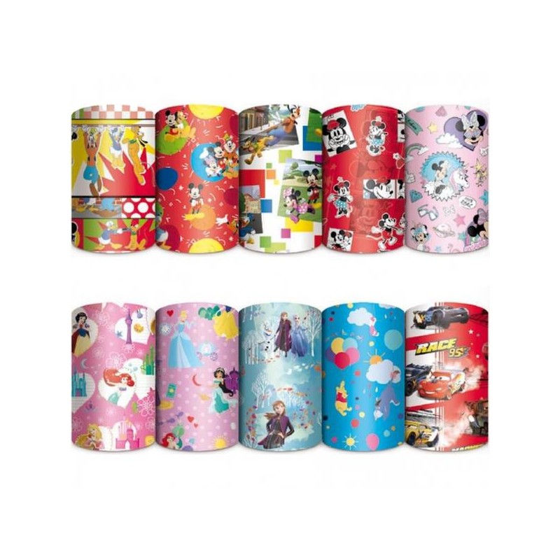 CARTA REGALO ROTOLO BIG DISNEY 1x3mt ASS.TA