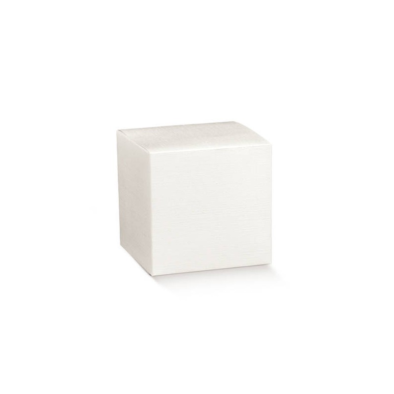 SCATOLA PIEGHEVOLE FIBRA BIANCO 10x10x16cm 10pz