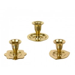PORTACANDELE ORO 7,5xh6cm 3ass 1pz