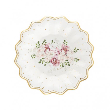 PIATTI FONDINE NEW LIBERTY QUEEN ROSE 24cm 8pz