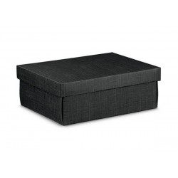 SCATOLA F/COPERCHIO  EASY 45,5x32x15cm SETA NERO