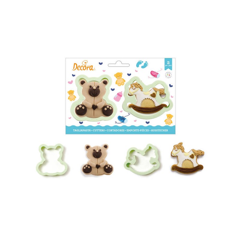 TAGLIAPASTA ORSETTO E CAVALLUCCIO SET 2pz