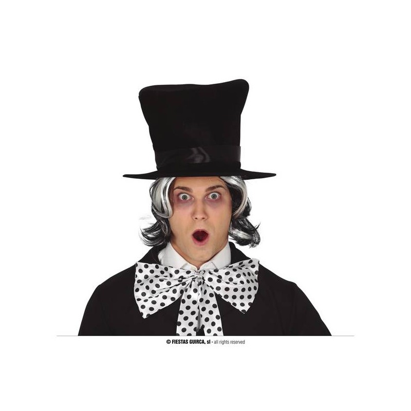 CILINDRO NERO IN VELLUTO