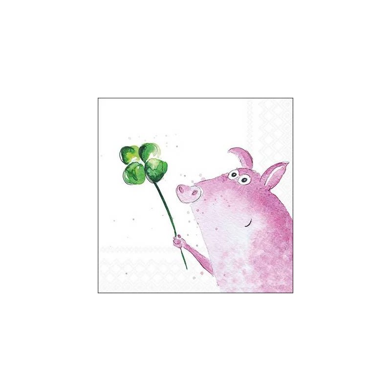 TOVAGLIOLI 33X33 LUCKY PIG 20pz