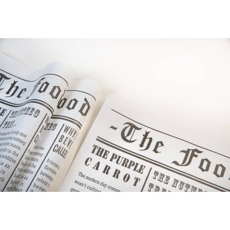 CARTA VEGETALE GREASE PROOF STAMPA NEWSPAPER 30x40cm 500pz