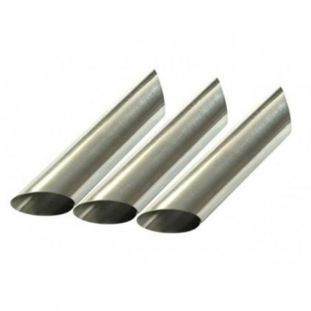 STAMPO FORMA CANNOLI A TUBO 13x2,6cm 3pz