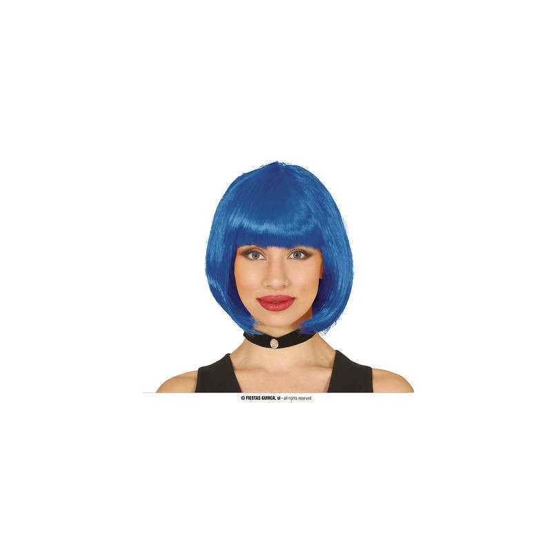 PARRUCCA CASCHETTO MEDIA LUNGHEZZA BLU 100gr