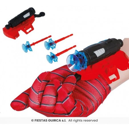 GUANTO LANCIA RAGNO CON VENTOSA