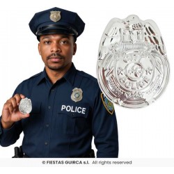 DISTINTIVO POLIZIA IN METALLO 7cm