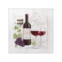 TOVAGLIOLI 33X33 VINO ROSSO 20pz