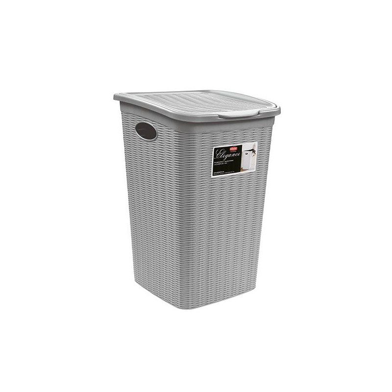 PORTABIANCHERIA ELEGANCE 38x37x54,5h 50lt STONE GREY