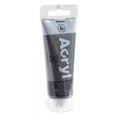 TUBETTO COLORE ACRILICO METAL 75ml ANTRACITE 800 PRIMO