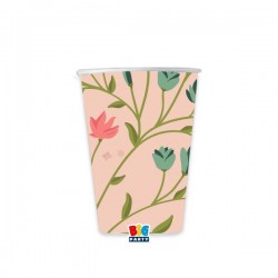 BICCHIERI 250cc SPRING FLOWERS 6pz