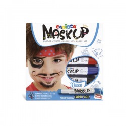 MASK-UP CARIOCA CARNIVAL SET 3pz