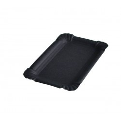 VASSOIO CARTONCINO TOTAL BLACK 10x16cm 50pz
