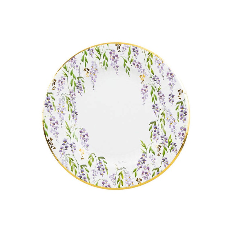 PIATTI GLICINE 27cm 8pz