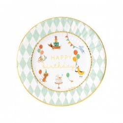 PIATTI HAPPY BIRTHDAY KIDS 23cm 8pz