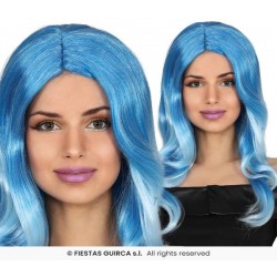 PARRUCCA LUNGA AZZURRA