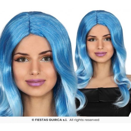 PARRUCCA LUNGA AZZURRA