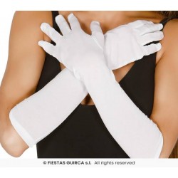 GUANTI LUNGHI BIANCHI 42cm