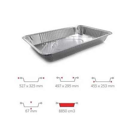 TEGLIA R885G RETTANGOLARE GASTRO ALTA 7CM (R67G)