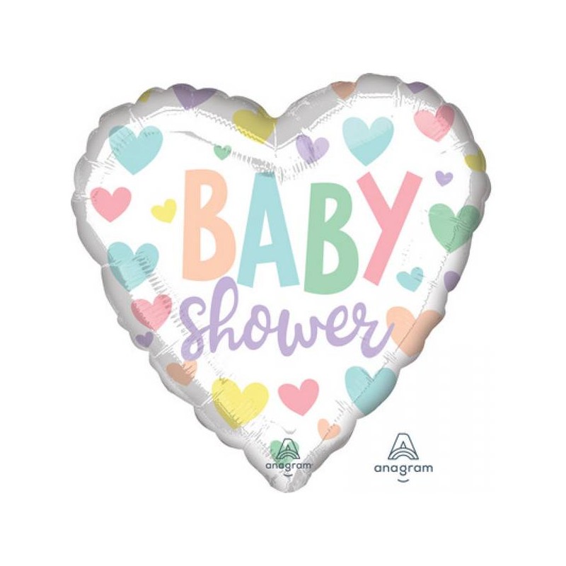 PALLONE MYLAR 17'' BABY SHOWER LOVE 43cm